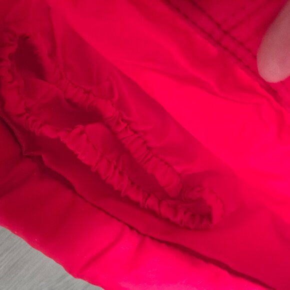 Vintage red bib ski / snow pants - Picture 8 of 12